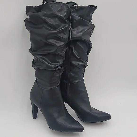 CHRISTIAN SIRIANO sz10 slouchy high heel sexy boot - Picture 1 of 8